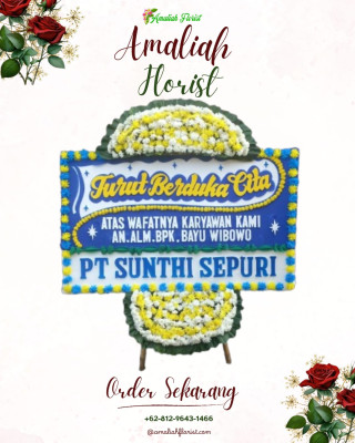 Papan Bunga Duka di Musuk
